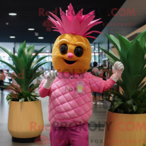 Pink Pineapple mascot...