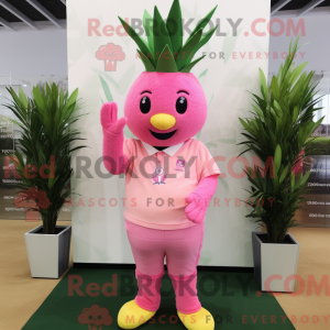 Pink Pineapple mascot...