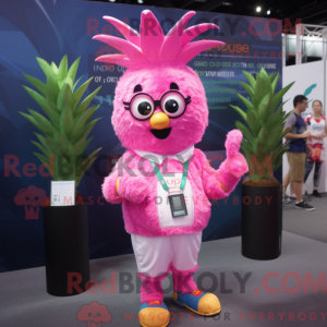 Pink Pineapple mascot...