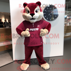 Personaggio mascotte Maroon...