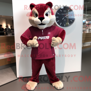 Postava maskota Maroon Puma...