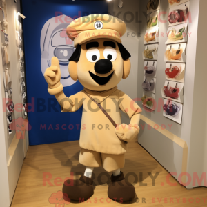 Tan Phone maskot kostume...
