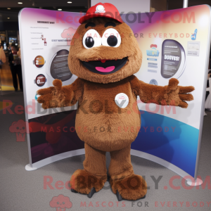 Brown But mascot costume...