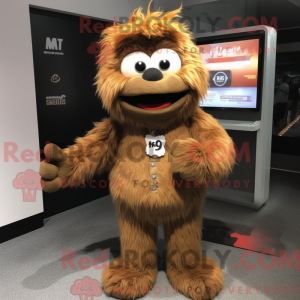 Brown But mascot costume...