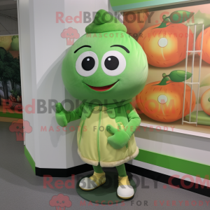 Green Apricot mascot...