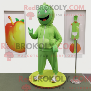 Green Apricot mascot...