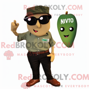 Olive Nachos mascot costume...