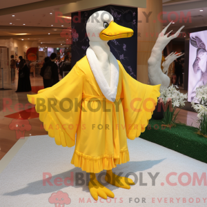 Yellow Swans maskot kostume...