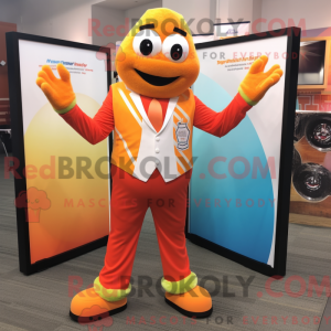 Orange Rainbow mascot...