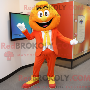 Orange Rainbow mascot...