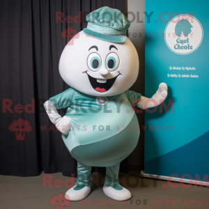 Teal Clam Chowder mascot...