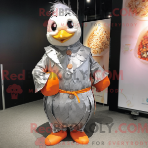 Silver Mandarin mascot...