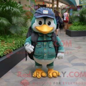 Forest Green Penguin mascot...