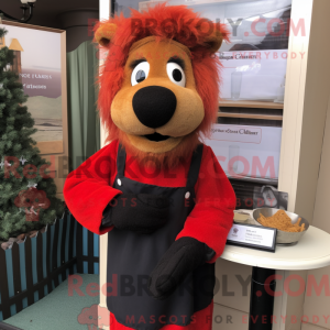 Red Shepard S Pie mascot...
