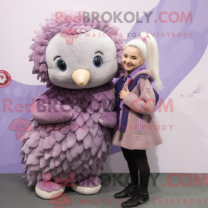 Lavender Pangolin mascot...