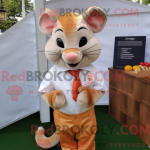 Peach Dormouse mascot...