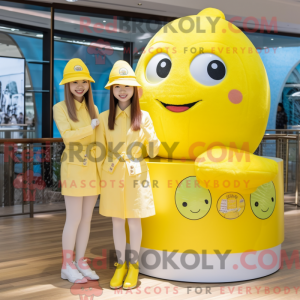 Lemon Yellow Ice mascot...