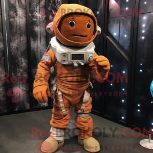 Rust Astronaut maskot drakt...
