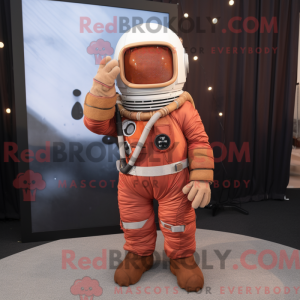 Rust Astronaut maskot drakt...