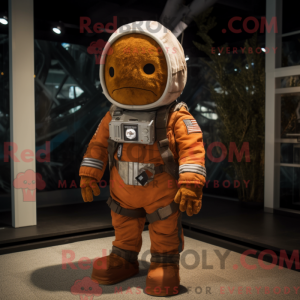 Rust Astronaut maskot drakt...