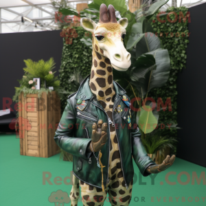 Forest Green Giraffe mascot...