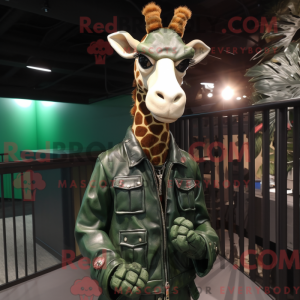 Forest Green Giraffe mascot...