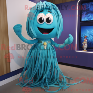 Cyan Spaghetti mascot...