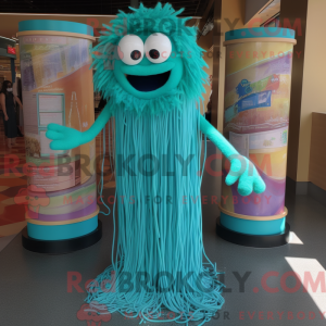 Cyan Spaghetti mascot...