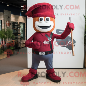 Personaggio mascotte Maroon...