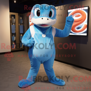 Disfraz de mascota Sky Blue...