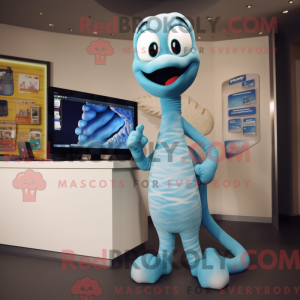 Disfraz de mascota Sky Blue...