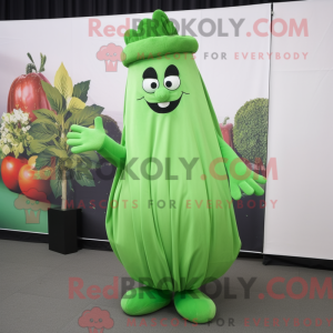 Forest Green Celery mascot...