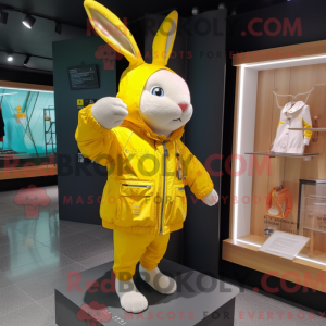 Yellow Rabbit mascot...