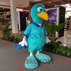 Turquoise Dove mascot...