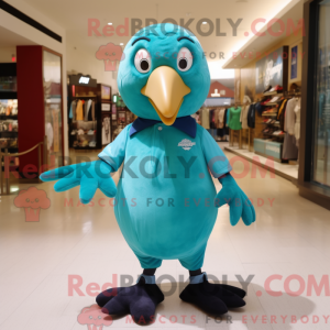 Turquoise Dove mascot...