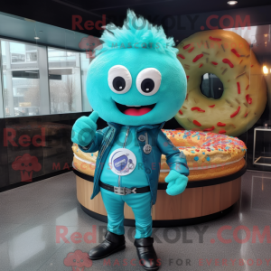 Turkis Donut maskot kostume...