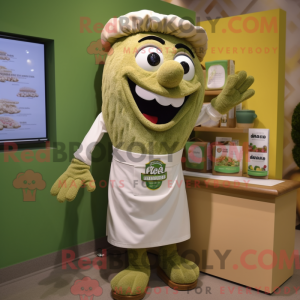 Olive Pesto Pasta mascot...