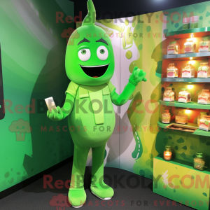 Green Scented Candle mascot...