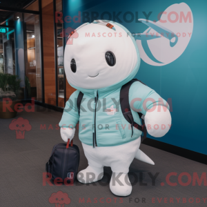 White Narwhal mascot...