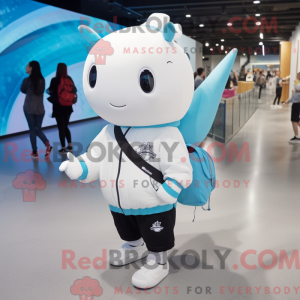 White Narwhal mascot...