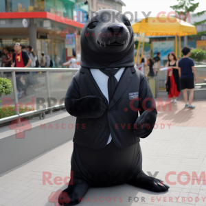 Black Sea Lion maskot...