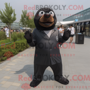 Black Sea Lion maskot...