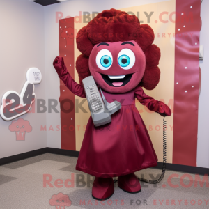 Maroon Phone...