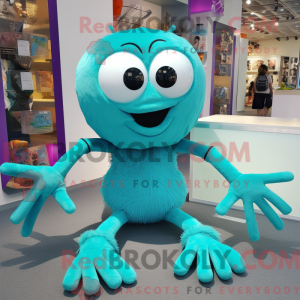 Turkis Spider maskot...