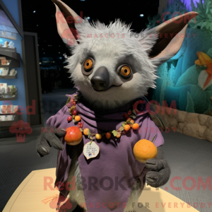 Fruktflaggermusmaskotdraktf...