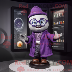 Purple Hourglass mascot...