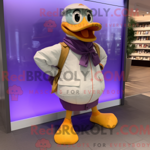Máscara de pato roxo figura...