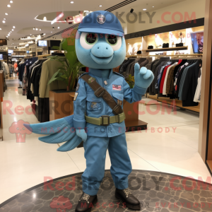 Air Force Soldier mascot...
