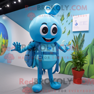 Postava maskota Sky Blue...