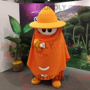 Orange Grape mascot costume...